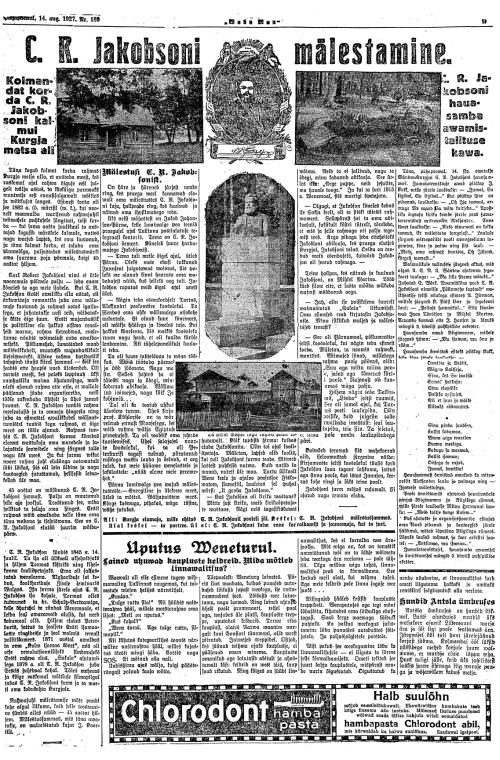 Waba Maa, 6. oktoober 1919.