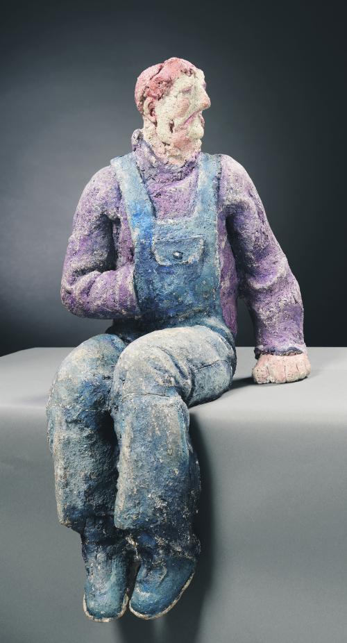 Mare Mikofi 1970ndate  tunkedes töömehes („Figuur”, 1977) on paras ports irooniat ja macho’t.   