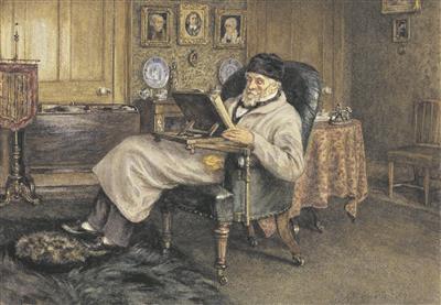 Oma proosas ammutab Carlyle inglise kirjanduse paljudest traditsioonidest, alates nn kuningas Jamesi piiblitõlkest ja lõpetades XVIII sajandi lopsaka satiirilise traditsiooniga;  tema ainuke ilukirjanduslik teos „Sartor resartus“ on vaadeldav ühtaegu nii Laurence Sterne’i „Tristram Shandy“ jäljendusena kui ka palju hilisemate mõttevoolude eksistentsialismi ja postmodernismi ennetajana. Helen Allinghami maal aastast 1879. Šoti rahvusgalerii. 