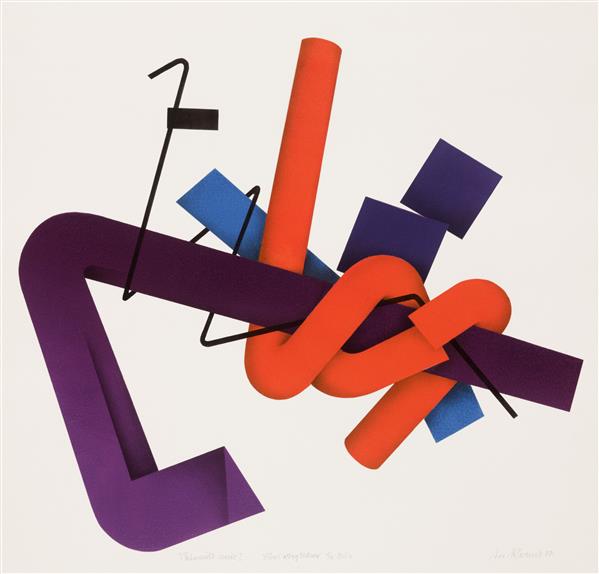 Avo Keerend. Vabanevad seosed I.  1987, värviline kõrgtrükk.