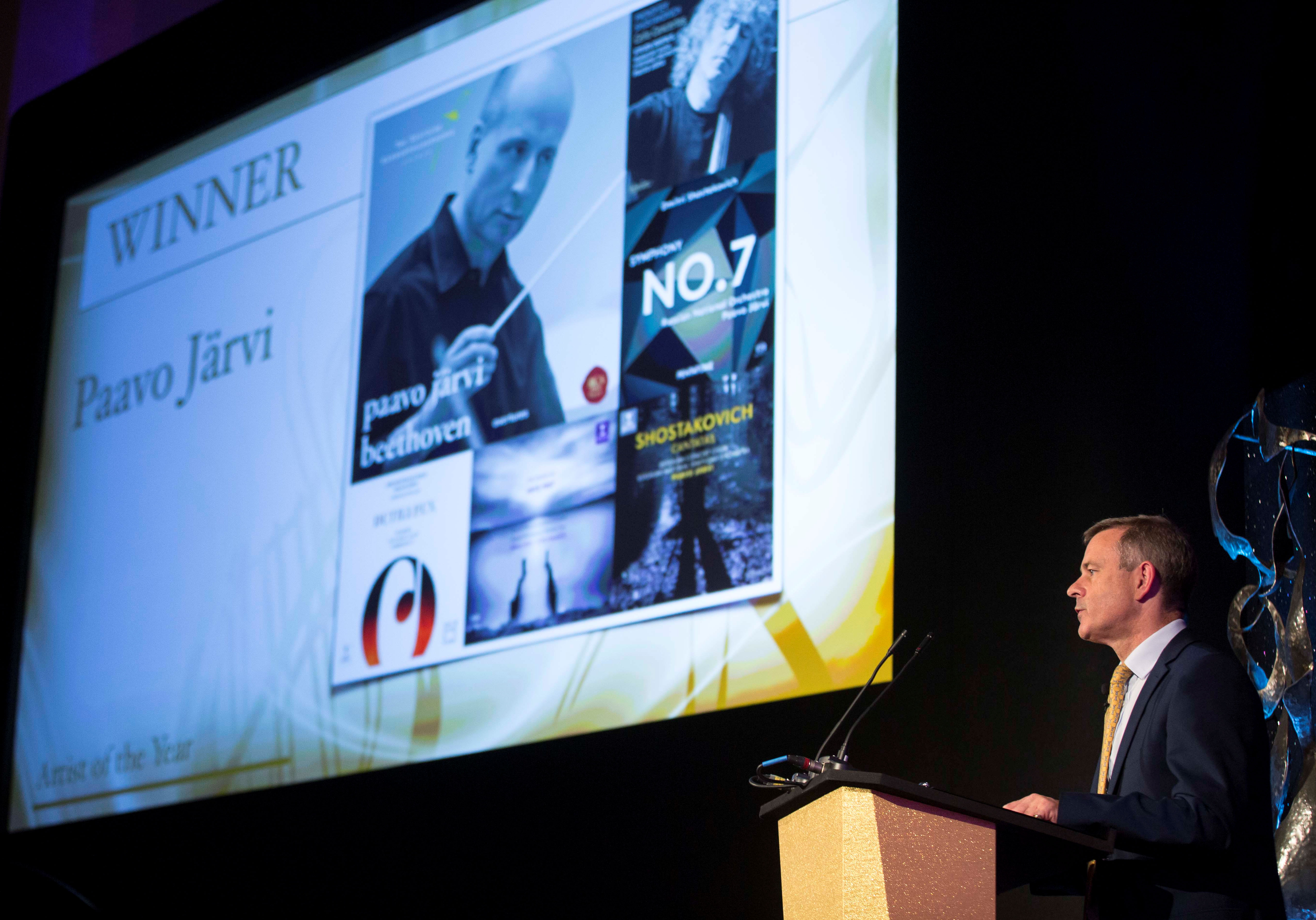 Paavo Järvi Gramophone'i aasta artist 2015.