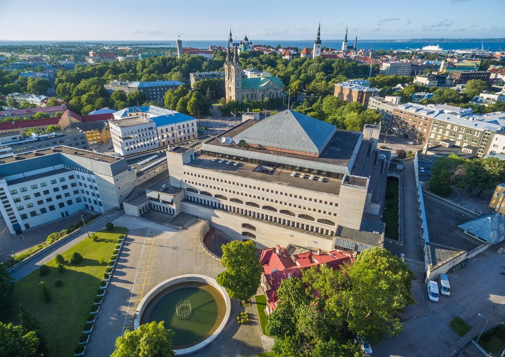 Rahvusraamatukogu droonifoto