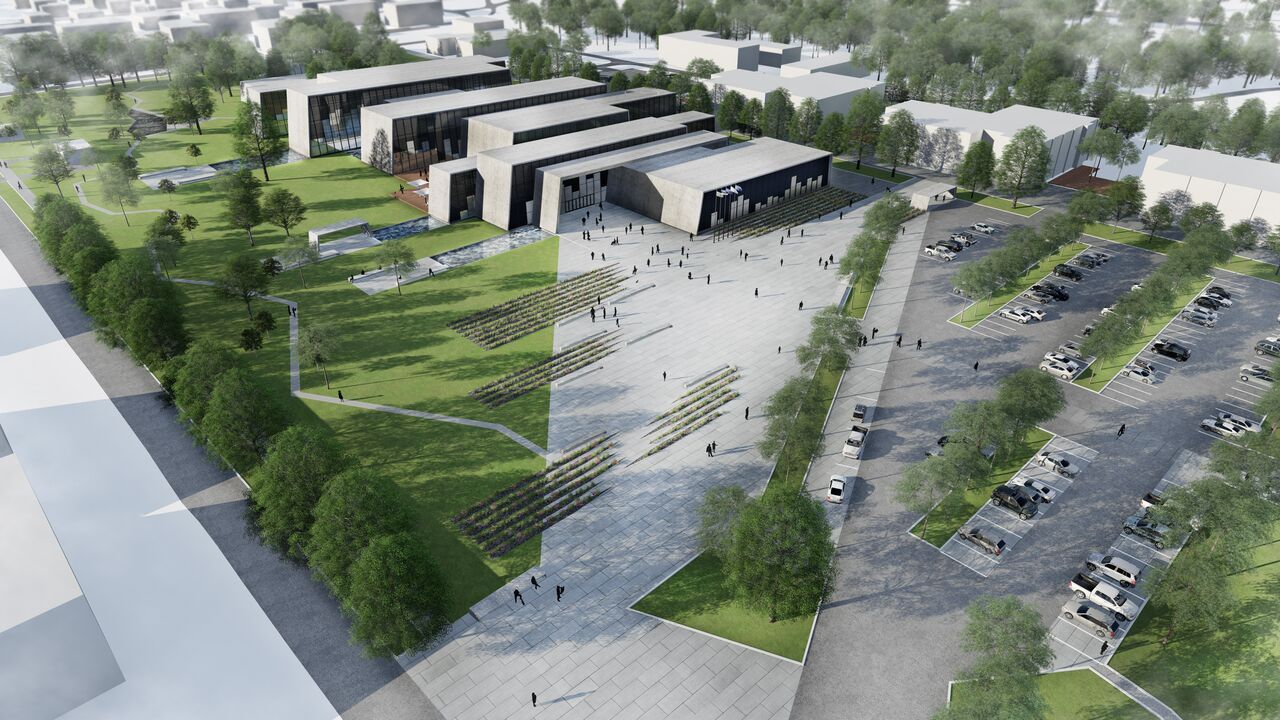 Selgus Sisekaitseakadeemia uue peahoone arhitektuurilahendus