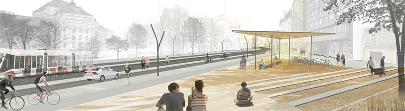 Tallinna peatänava võidutöö lõimib linnaruumi kunagise bastionivöö