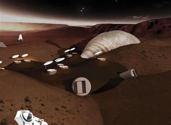 Arhitektuur valgele lehele. Marsi koloniseerimine