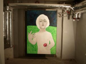 Johanna Mudist. Lola. Õli, akrüül, lõuend, 2016. 