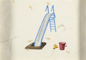 Marko Mäetamm. Playground 15. Akvarell, paber, 2007.