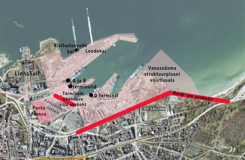 Linnahallist Reidi teeni. Kümnendid Tallinna linnaplaneerimises