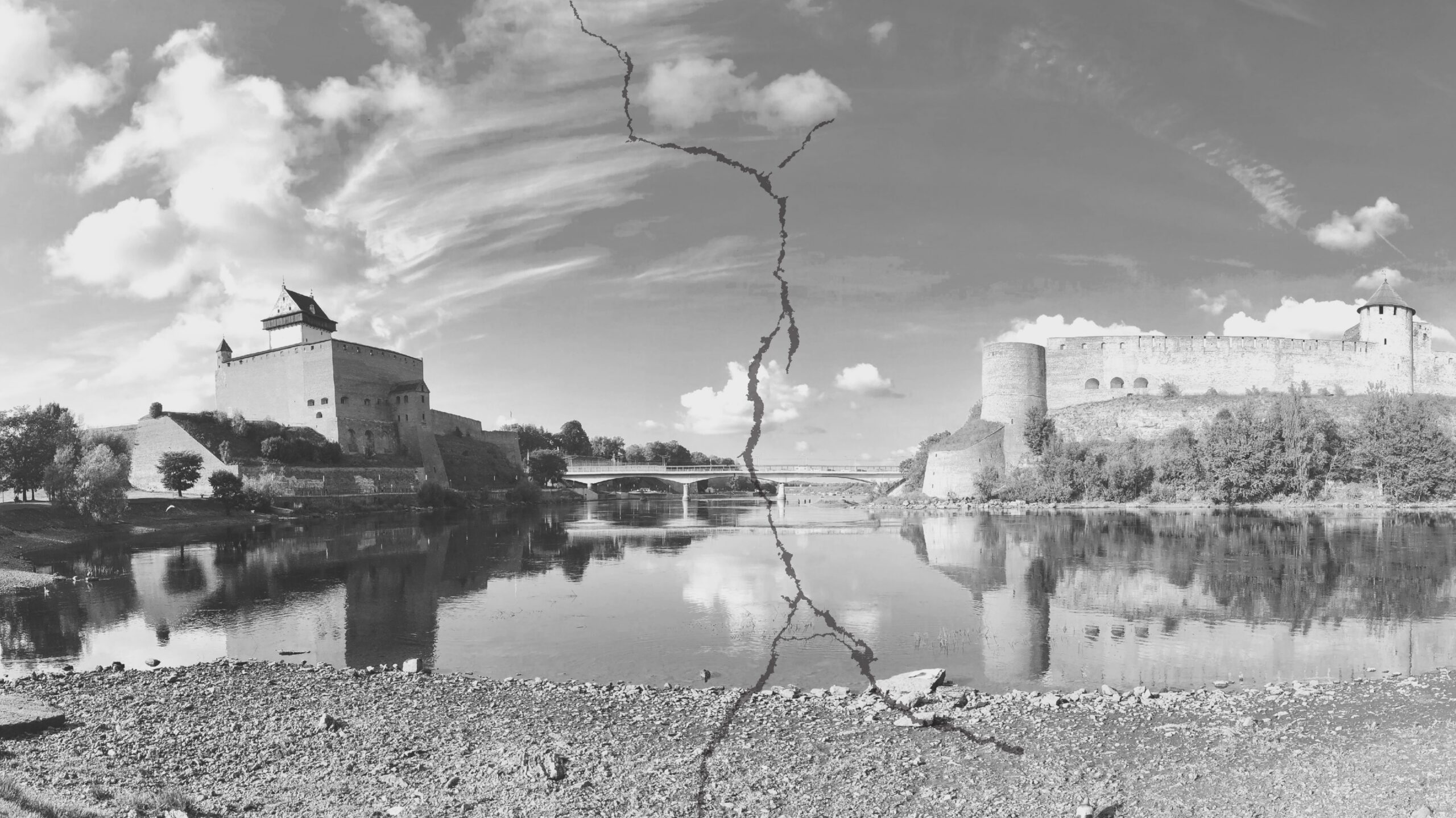 Dokumentaallavastus “Lõhe/Разлом” kajastab piirilinnade Narva ja Ivangorodi elanike saatusi