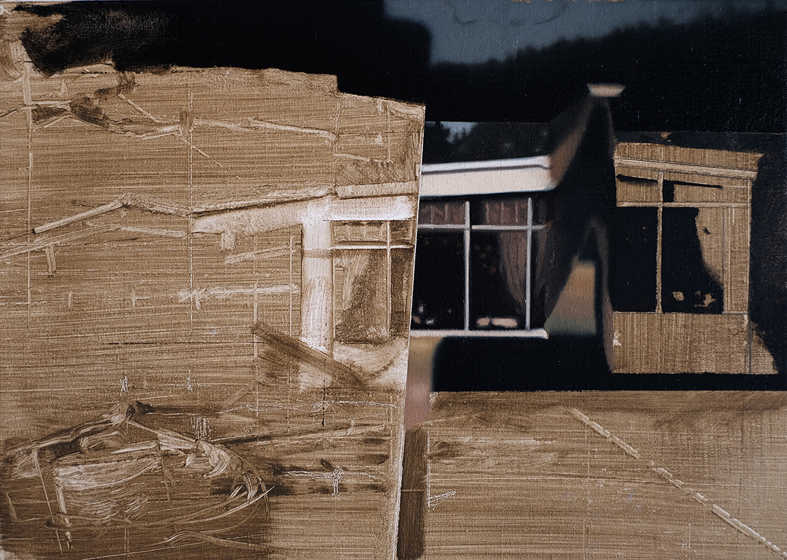 Tõnis Saadoja paberist linn Draakoni galeriis