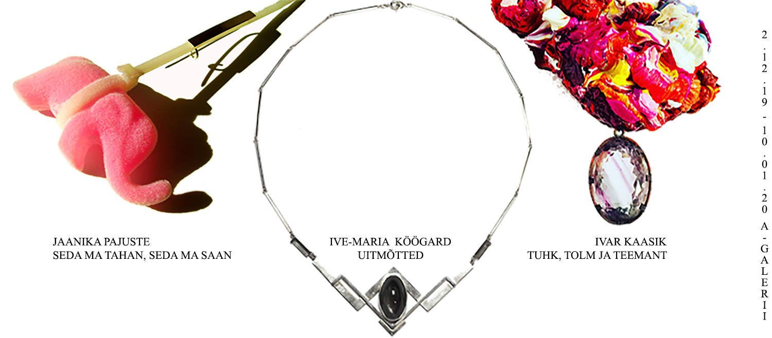 A-galerii kolme aknanäituse ühisavamine 2. detsembril