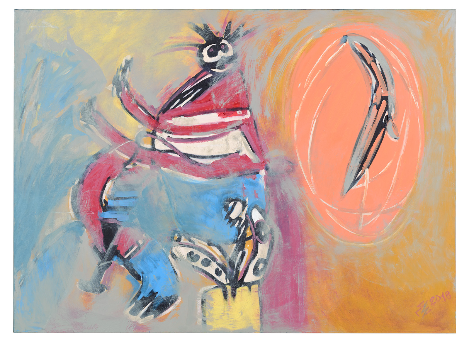 Jaanus Eensalu näitus ERMis: suur värviarmastus ja taltsutamatu fantaasia