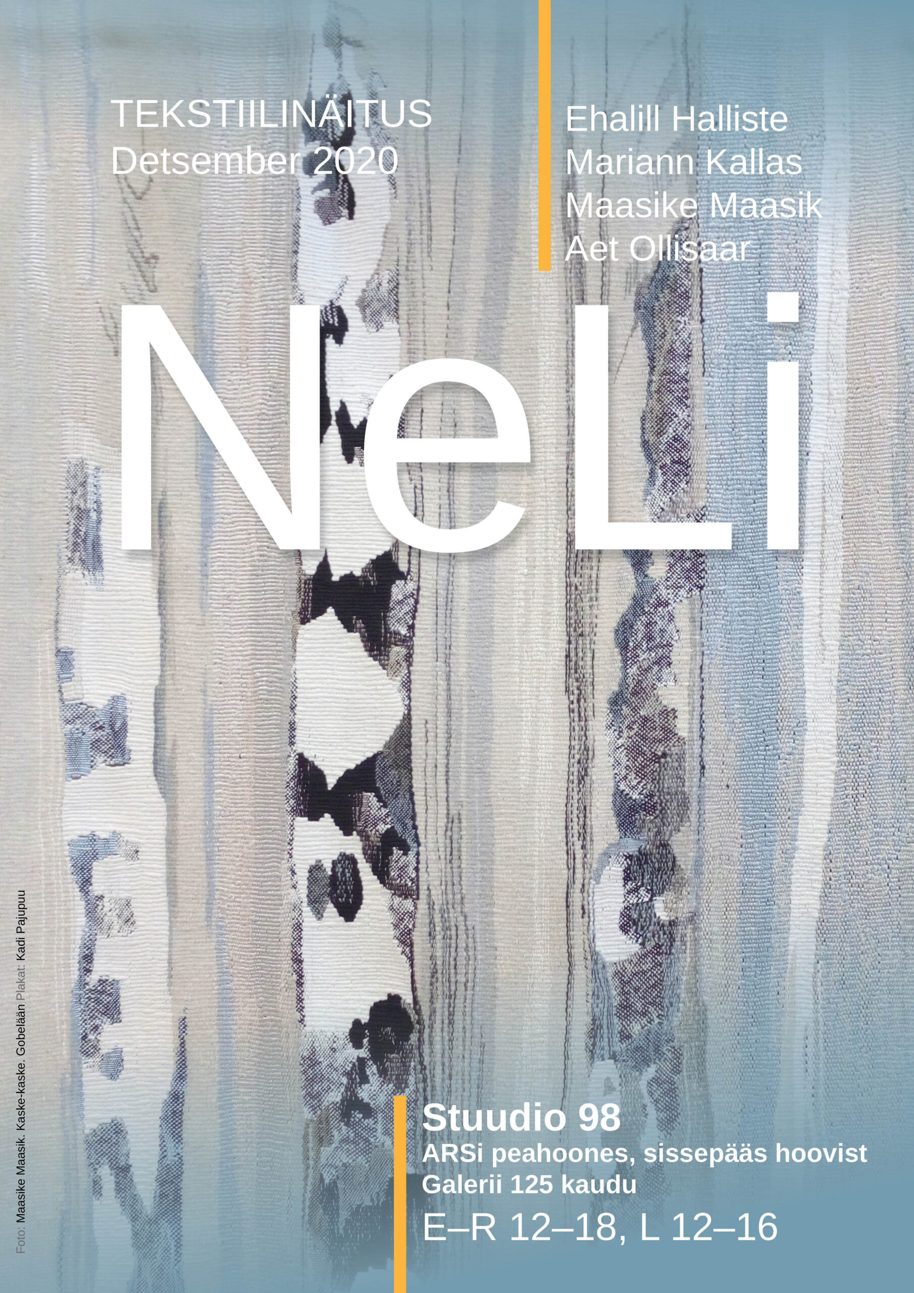 Eesti Tekstiilikunstnike Liit uuendas väljapanekut ARSi majas