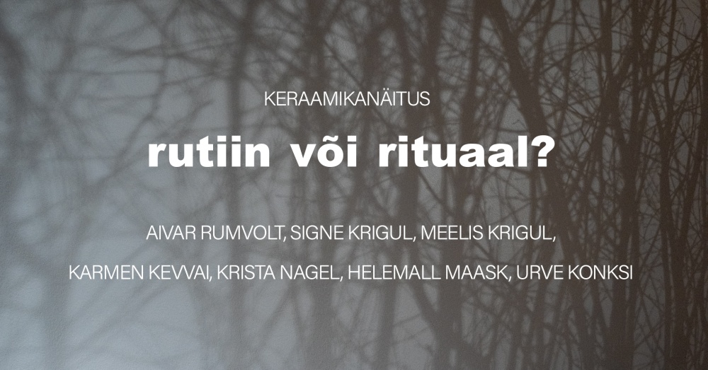 Kagu-Eesti keraamikute ühisnäitus Tartu Kunstimajas