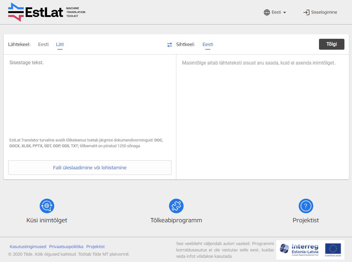 Tilde ja Avatar käivitasid esimese eesti-läti masintõlkija EstLat Translator