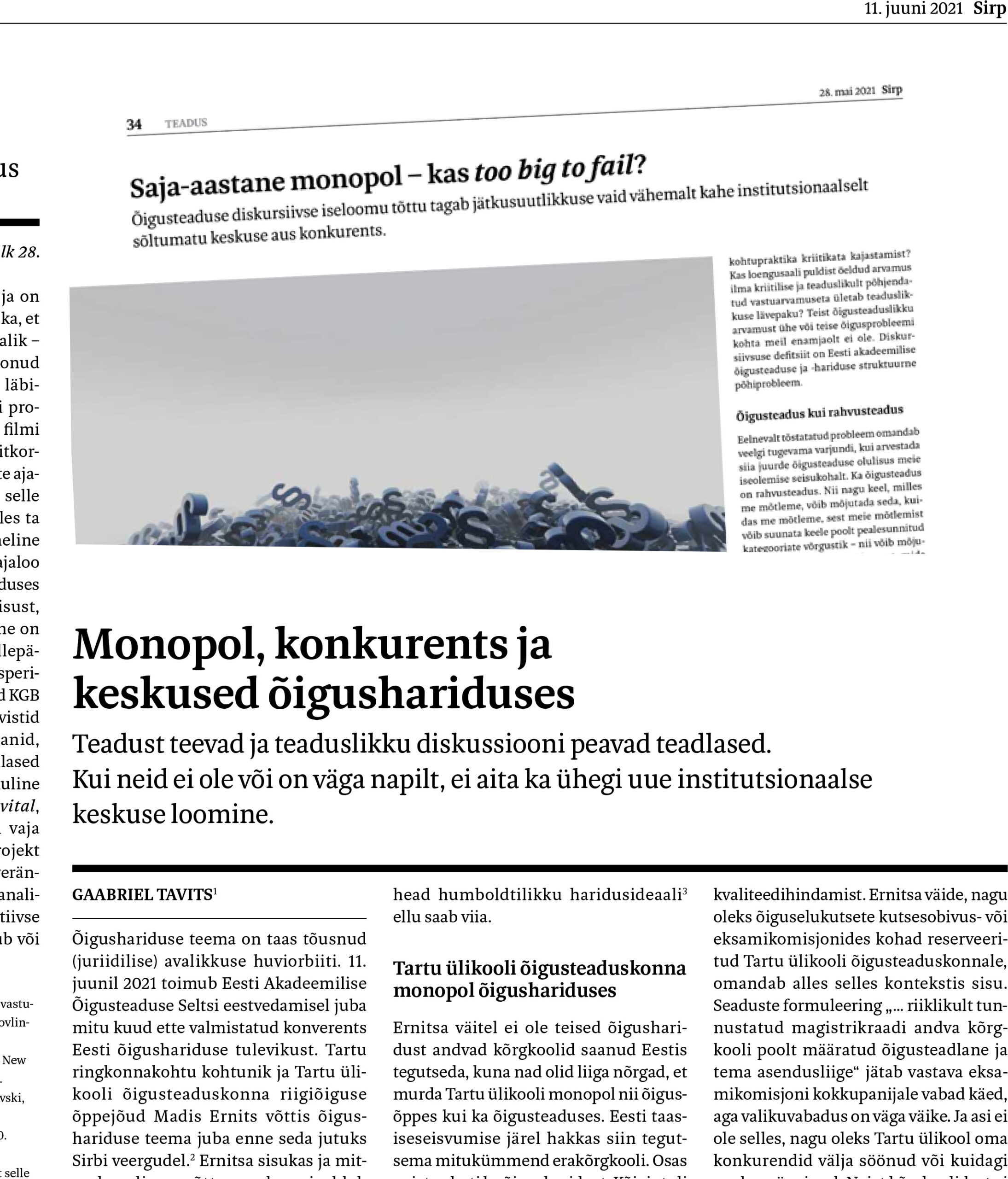 Ühest õigusealasest koolist ei aita