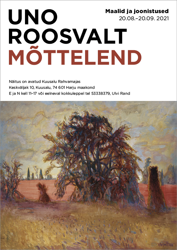 Kunstnik Uno Roosvalt 80. juubelinäituse avamine Kuusalu rahvamajas