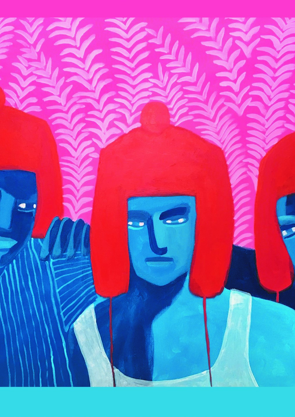 Kristi Kangilaski maalinäitus „Punamütsikesed” Kondase Keskuses