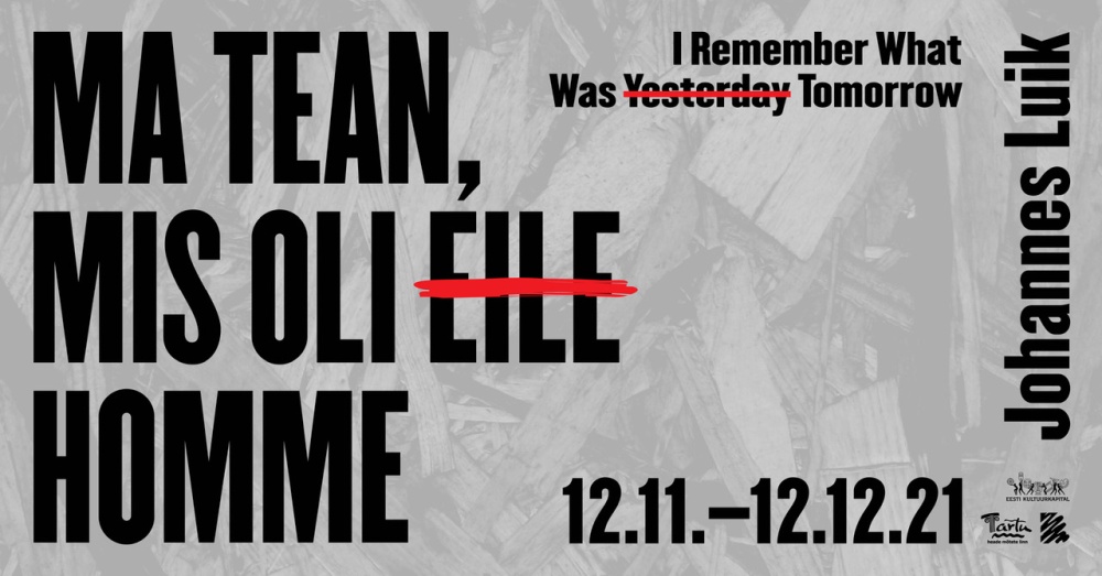 Johannes Luik avab Tartu Kunstimajas füüsilist mälu käsitleva isikunäituse 