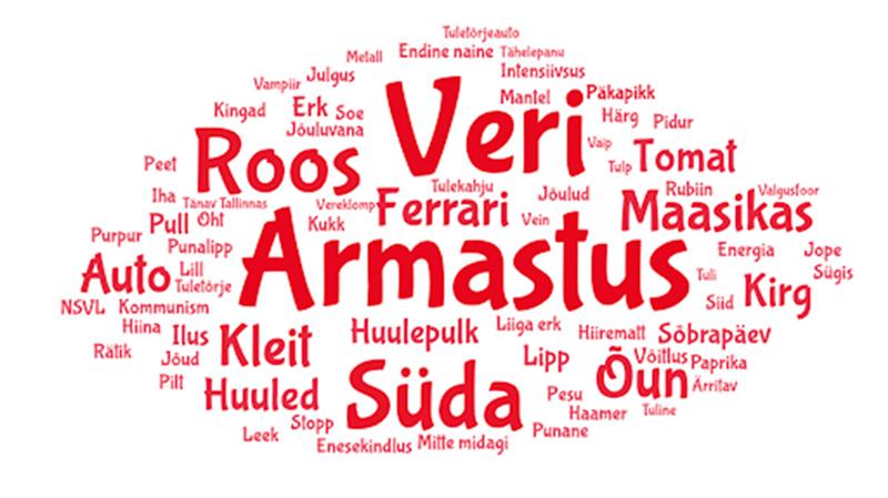 Kirglik, energiline ja vastuoluline punane  keeles, meeles ja s&uuml;mboolikas
