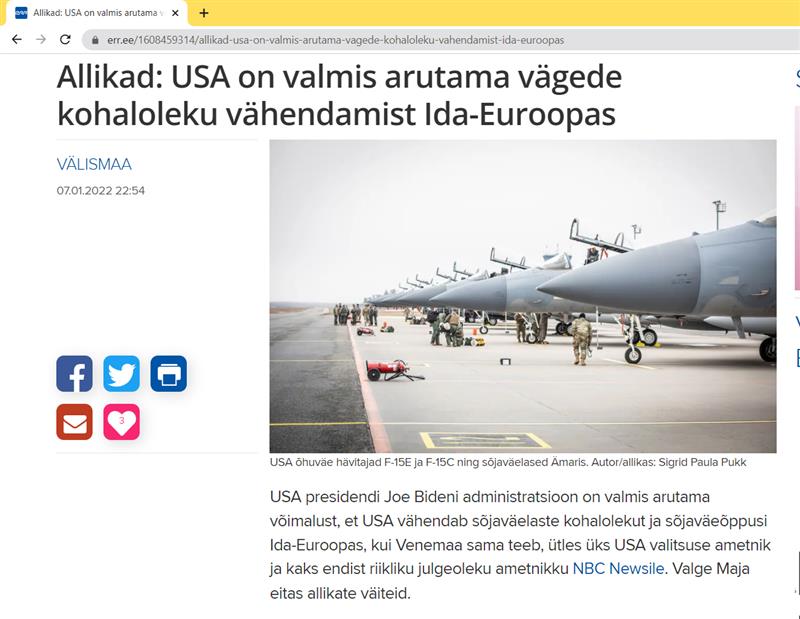 ERR l&auml;ks valeinfo liimile