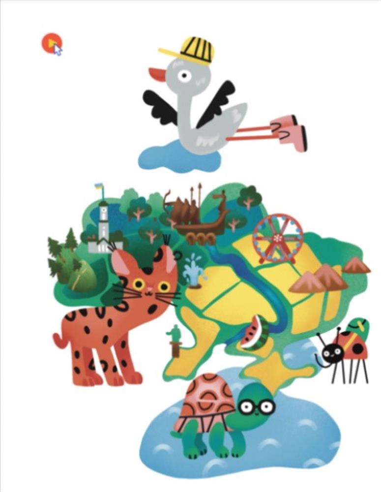 Uus ukraina keele &otilde;ppekomplekt Ukrainast p&otilde;genenud laste tarvis