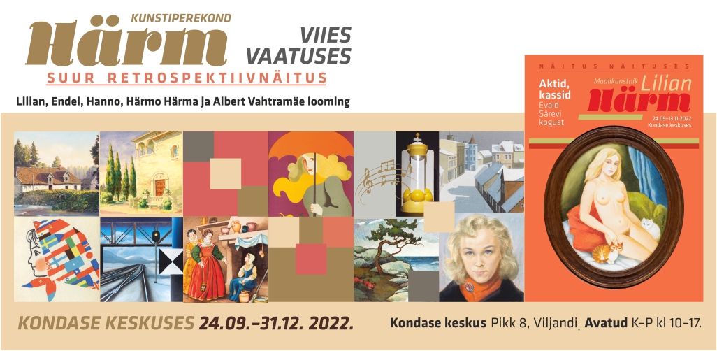 Perekond Härma retrospektiivnäitus Kondase keskuses