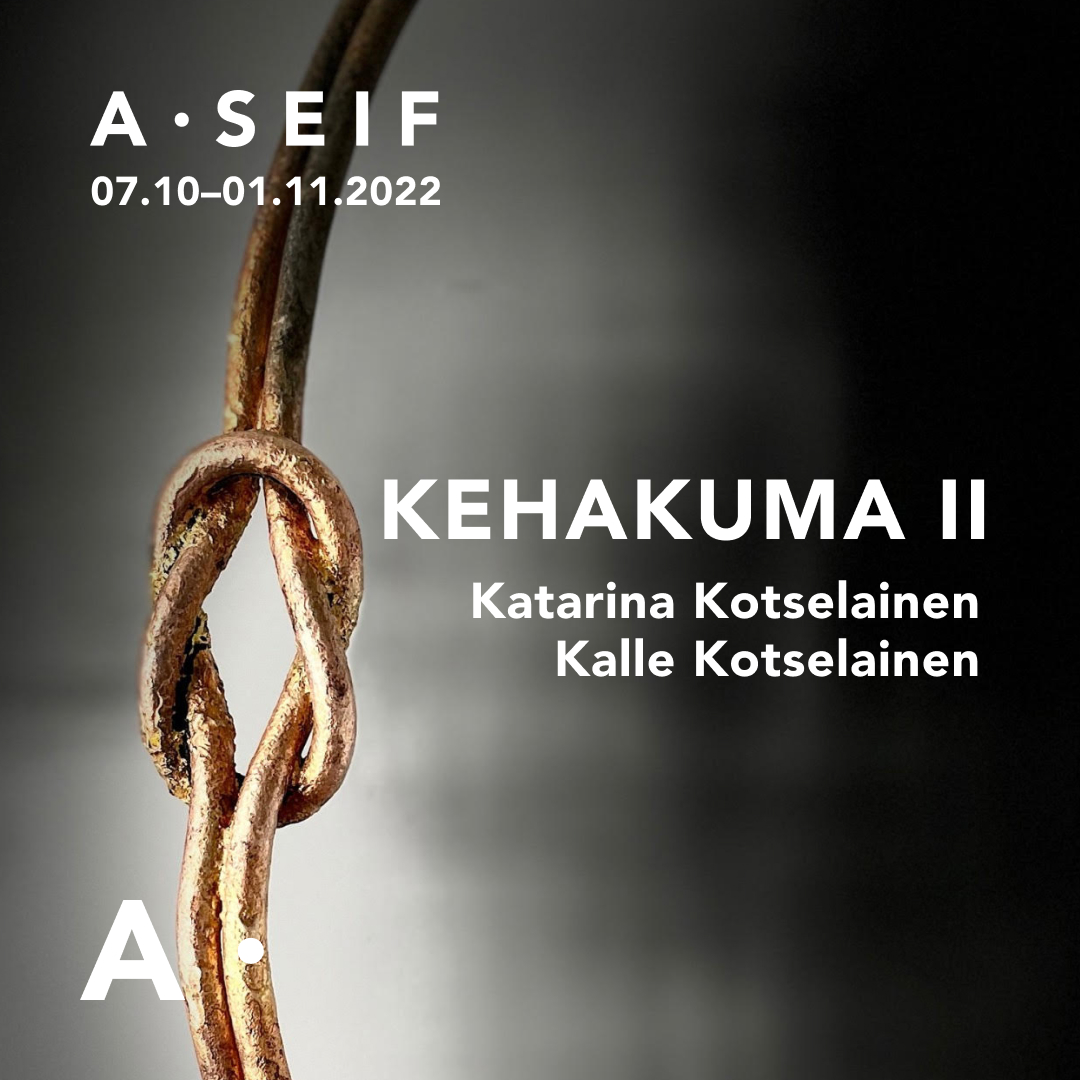 Katarina Kotselaineni ja Kalle Kotselaineni näitus KEHAKUMA II A-Galerii SEIFis