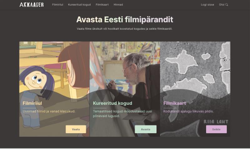 Filmide raamatukogu. Ehitus pooleli