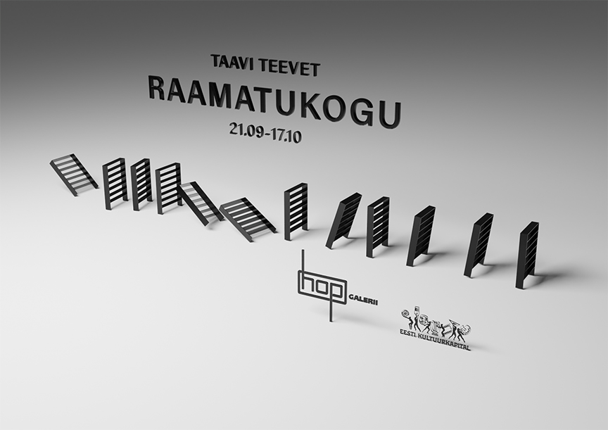 Taavi Teeveti näitus „Raamatukogu“ Hop galeriis