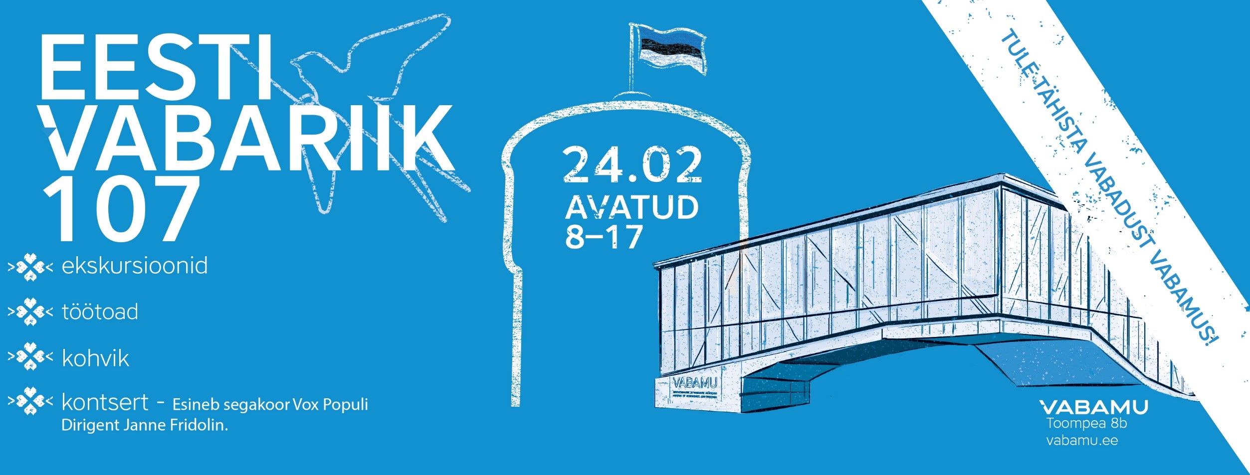 Vabamu tähistab 24. veebruaril vabadust