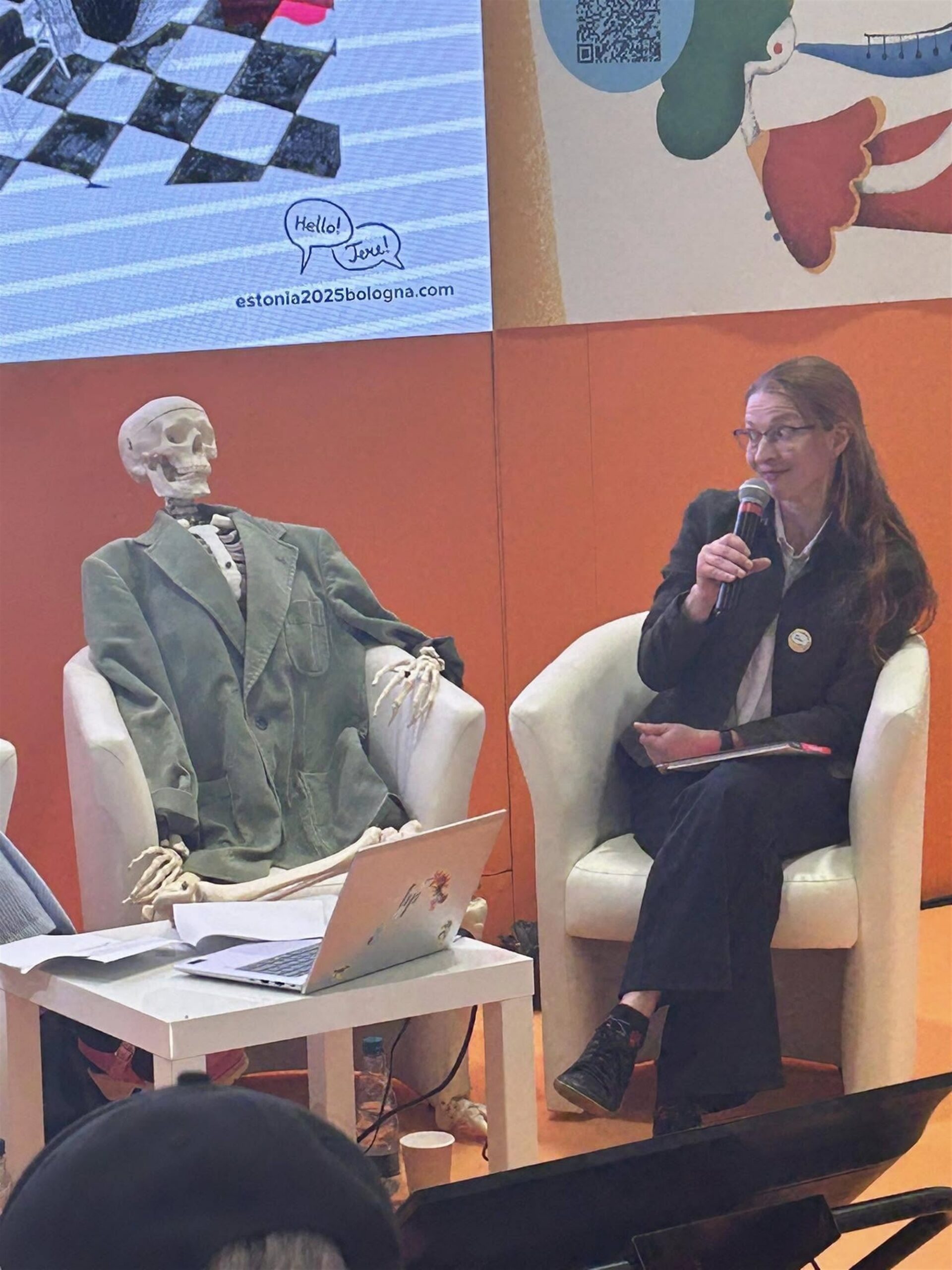 Luukere Juhan ja teised Eesti raamatutegelased Bologna messil