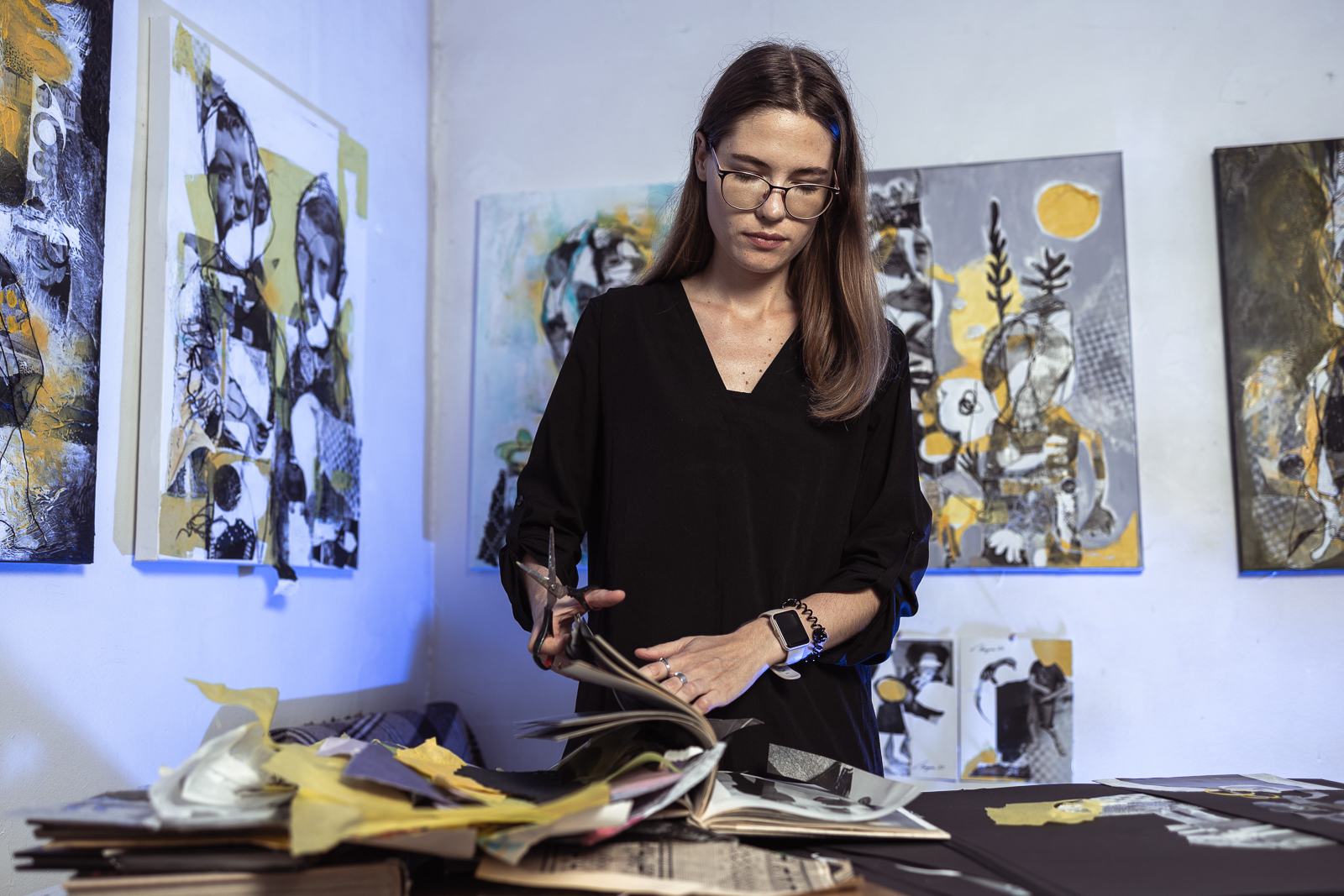 Viktoria Berezina näitus „Mürast moodustuv nägu“ Tartu Kunstimuuseumis