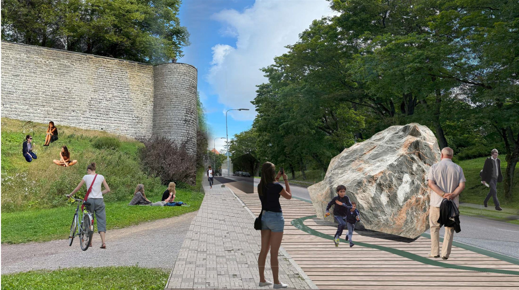 Kivid ja vabadus. Vabaduse allee töötuba